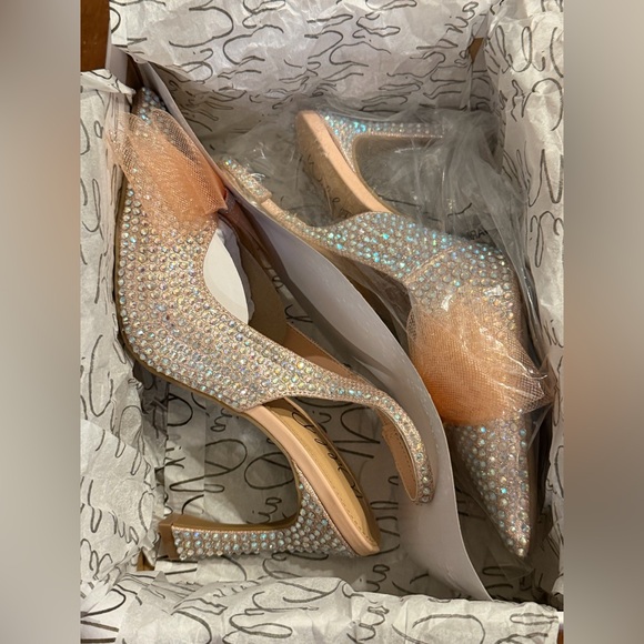 Wild Pair “Alegro” Bow Slingback Heels in Pinkesque, 8M Macy’s Exclusive, NIB - Picture 14 of 15